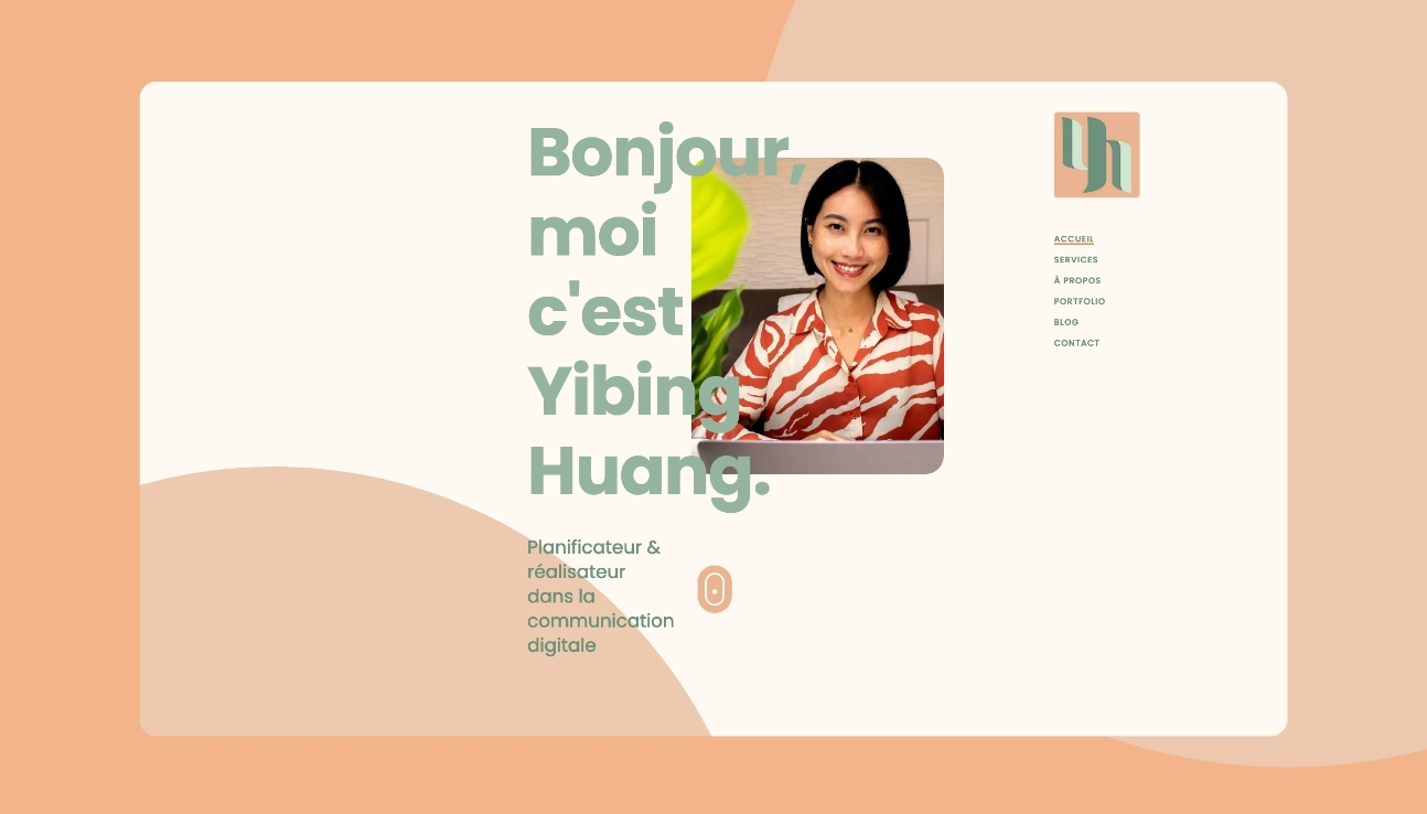 Website Development for Yibing Huang