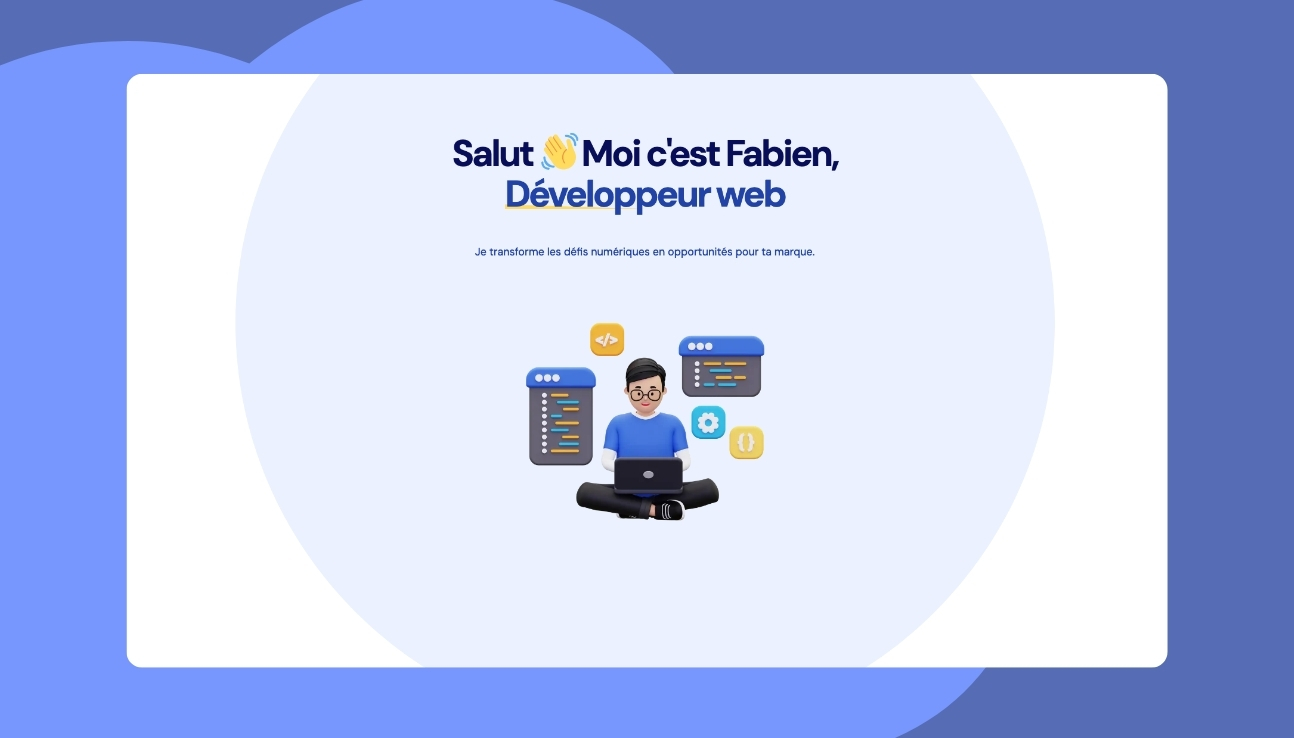 Site web Fabien DELOYE